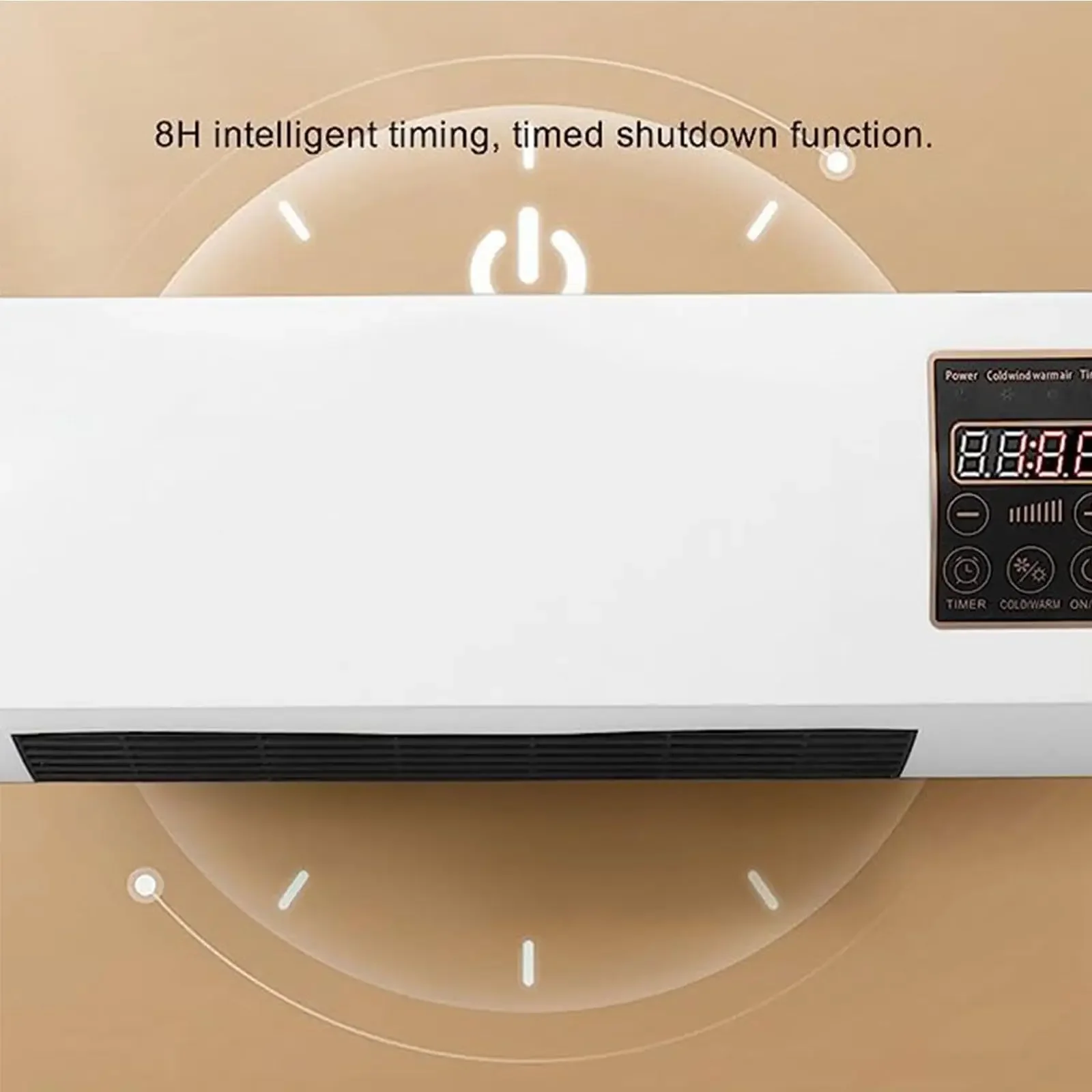 Wall Mounted Heater, ECO, Electric, Plastic - detail 18