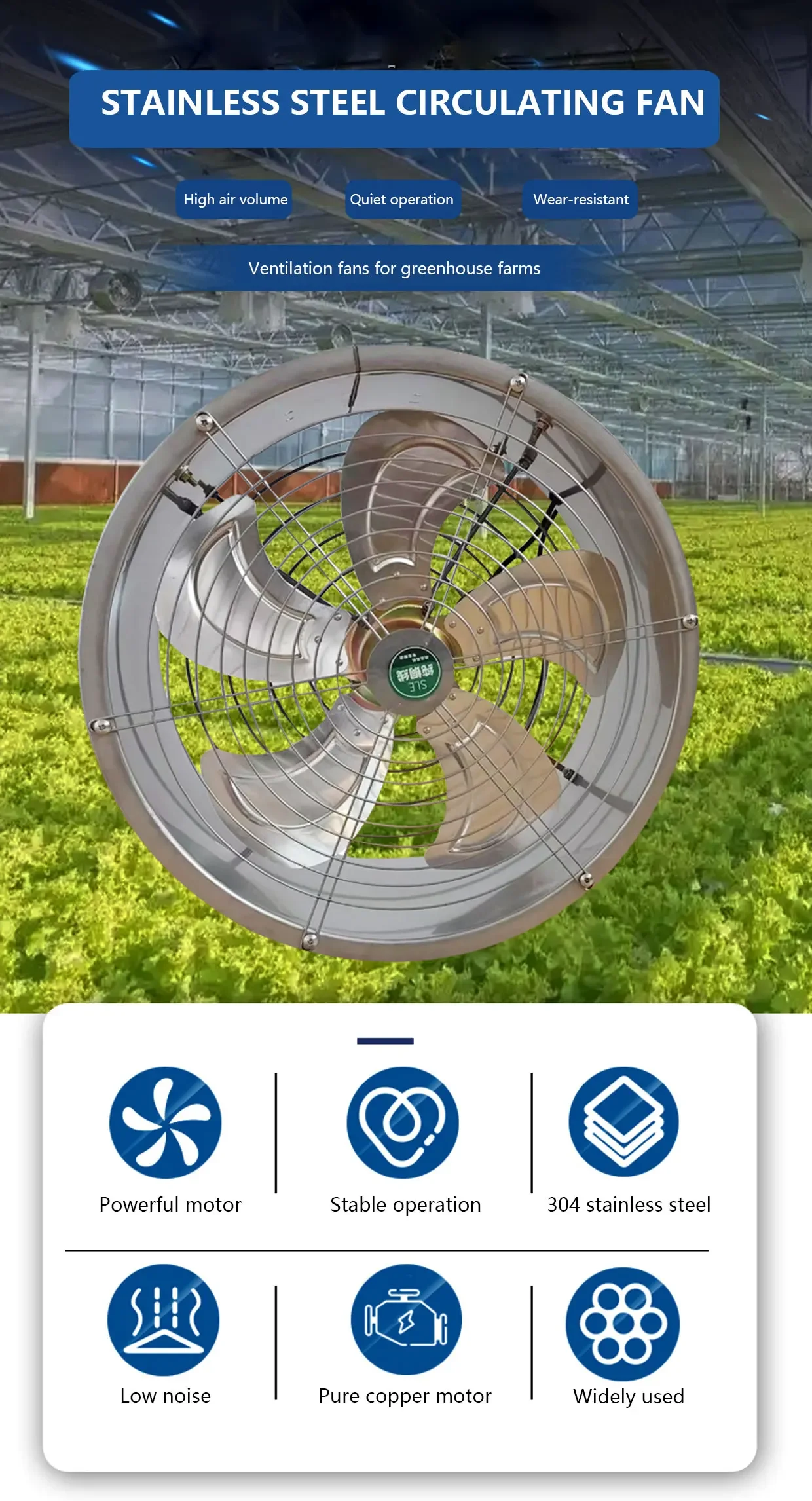 Axial Flow Fan, Stainless, Steel - detail 2