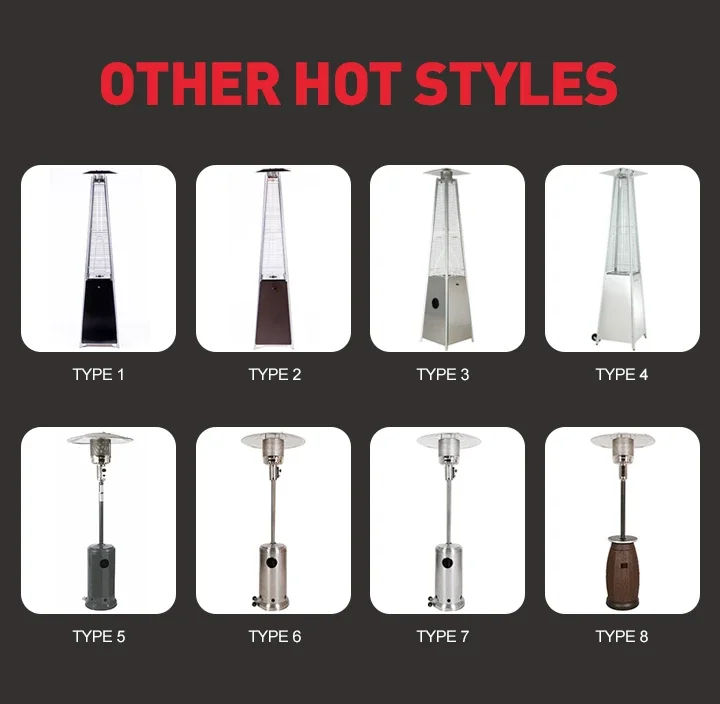 Patio Heater, Portable, 5000-13000W, Steel - detail 18