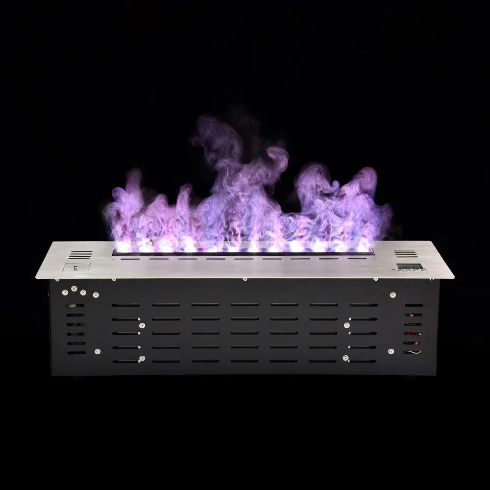 Electric Fireplace, 800-2000mm, 3D, Steel - detail 32