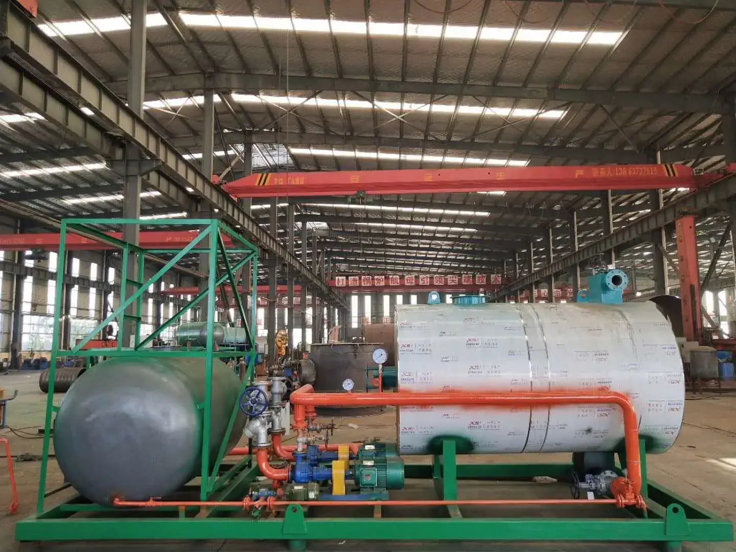 Horizontal Waste Oil Boiler, 0.5t, Carbon Steel - detail 58