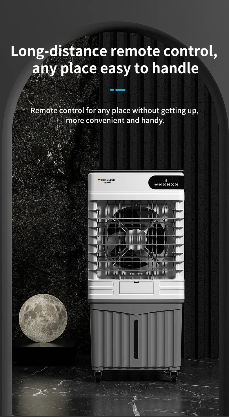 Remote Control Air Cooler, 30L, Plastic - detail 26