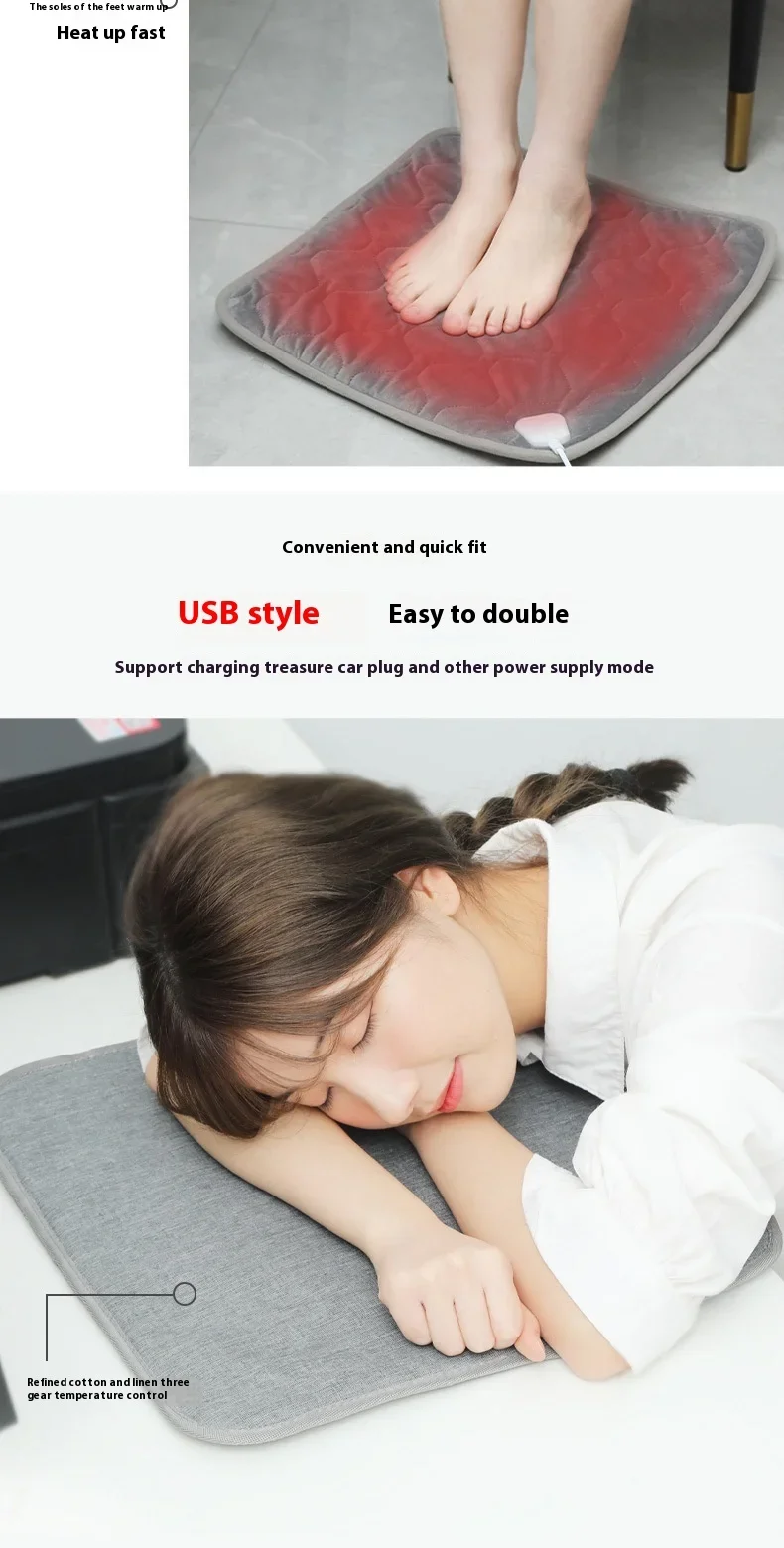 Electric Heated Blankets, USB, 5, Polyester - detail 34