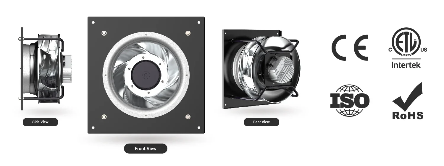 Centrifugal Fan, 355mm, HVAC, AHU - detail 2