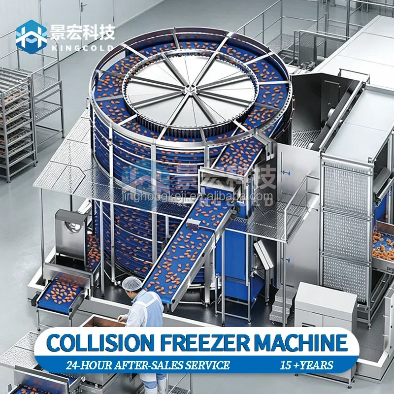 Double-door Spiral Quick Freezer, 220 V, 100-1000kg - detail 10