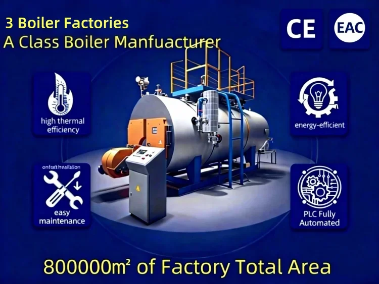 Horizontal Waste Oil Boiler, 0.5t, Carbon Steel - detail 2