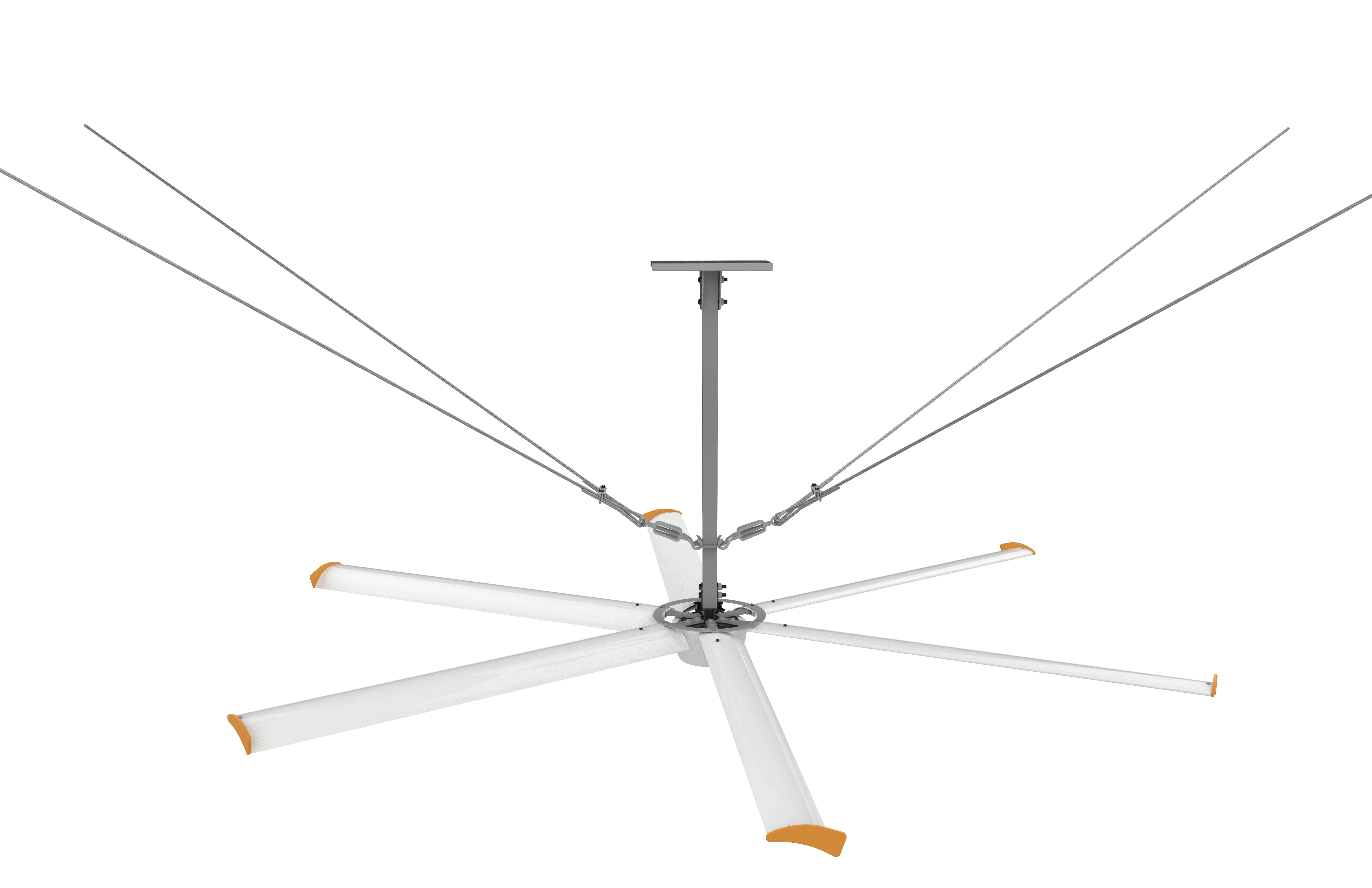 Industrial Ceiling Fan, HVLS, Aluminum - detail 10