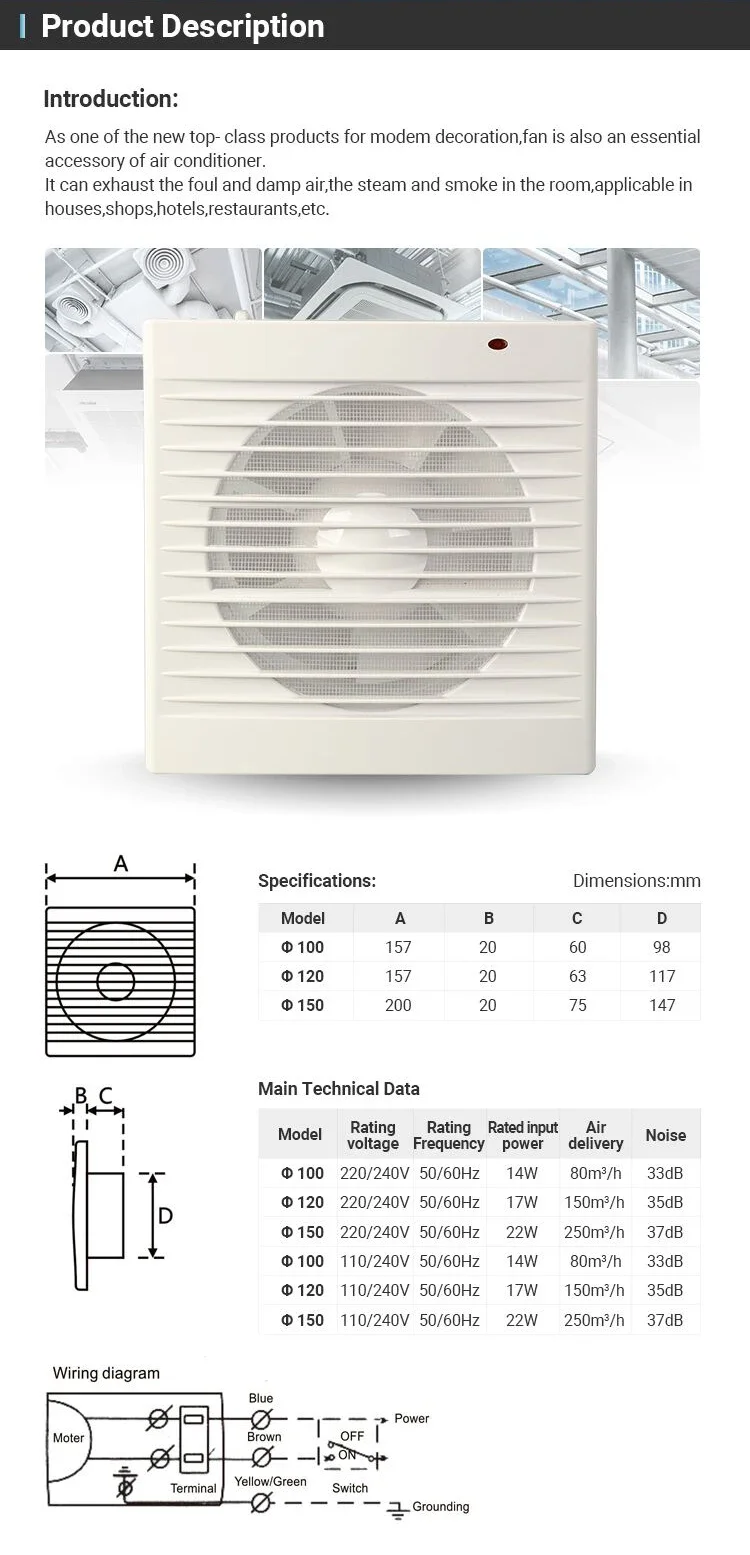 Inline Duct Fan, Axial, SAA - detail 8