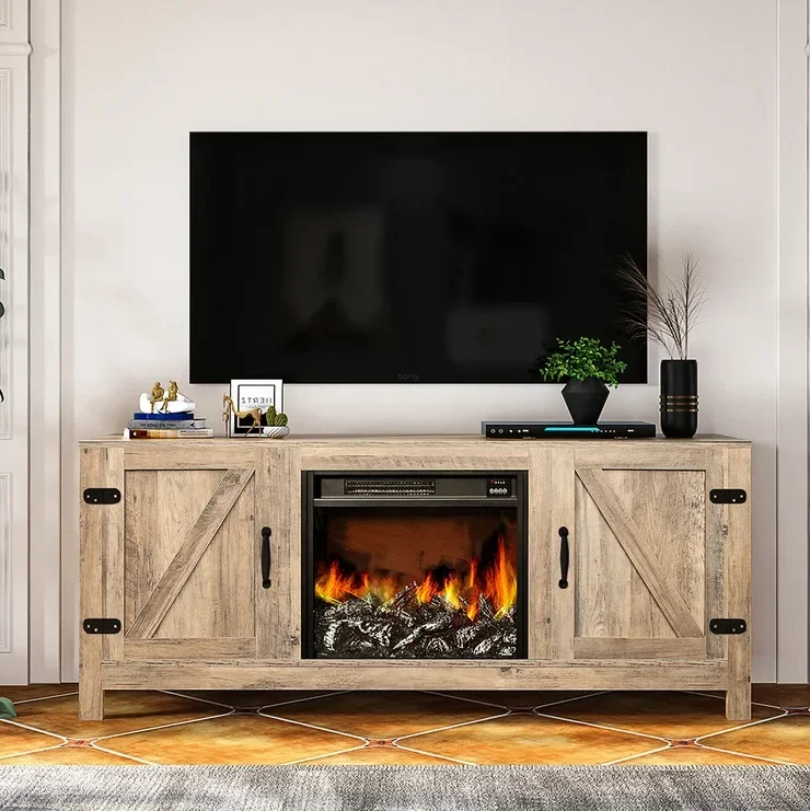 Stands with Electric Fireplace, 110V-240V, 750W - detail 10