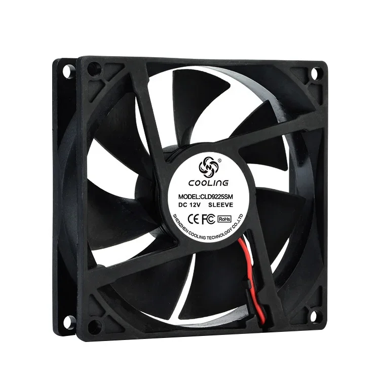 Axial Flow Fan, 9225, 92x92x25mm, Brushless, 12V - detail 2