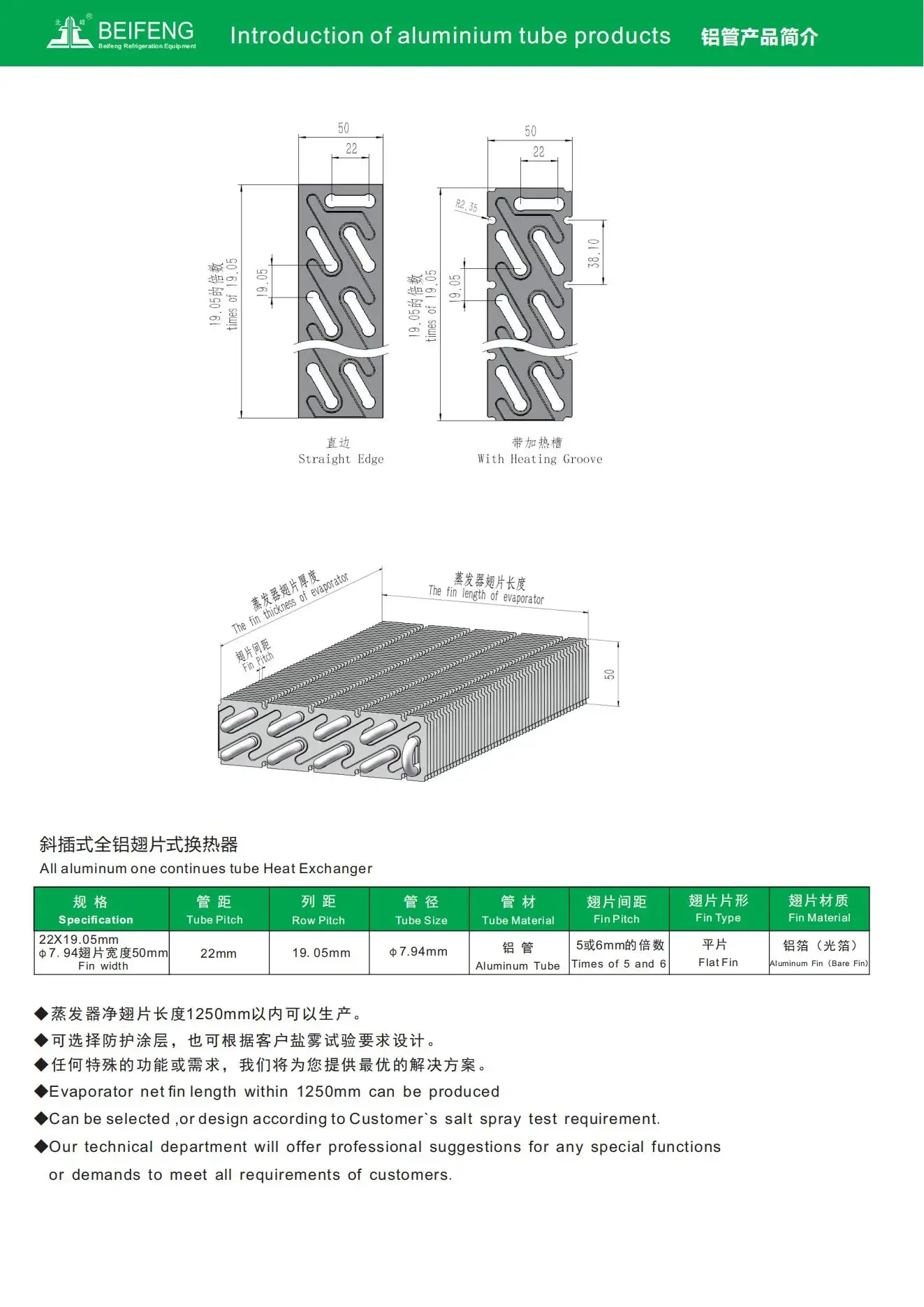 Aluminium Fin Evaporator Coil for Showcases, Ice Makers & Vending - detail 10