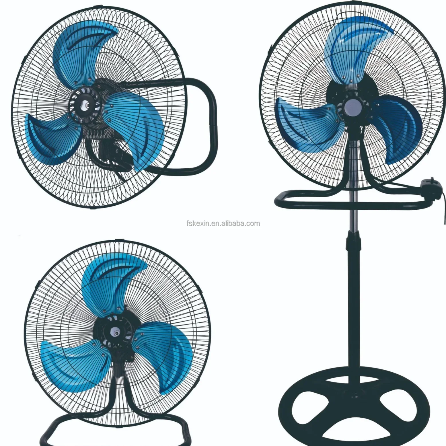 Pedestal Fan, 3-in-1, Wall, Copper - detail 2