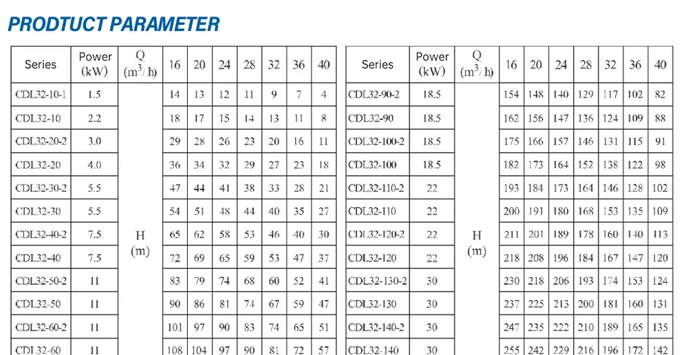 Electric Multistage Centrifugal Pump, CDL - detail 8