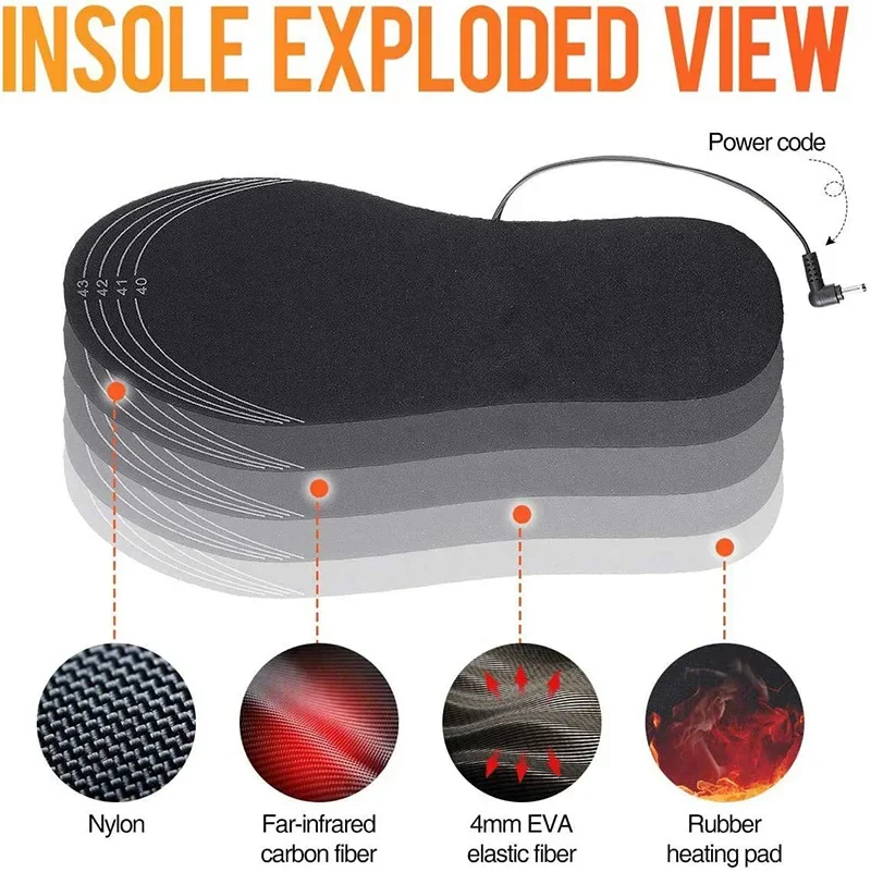 Outdoor Winter Foot Warmer, USB, Memory Foam, Warm Insole - detail 6