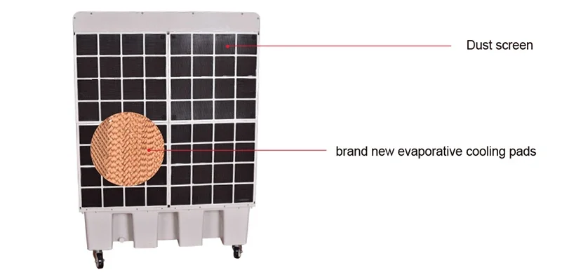 Evaporative Air Cooler, 18000cmh, Portable - detail 6
