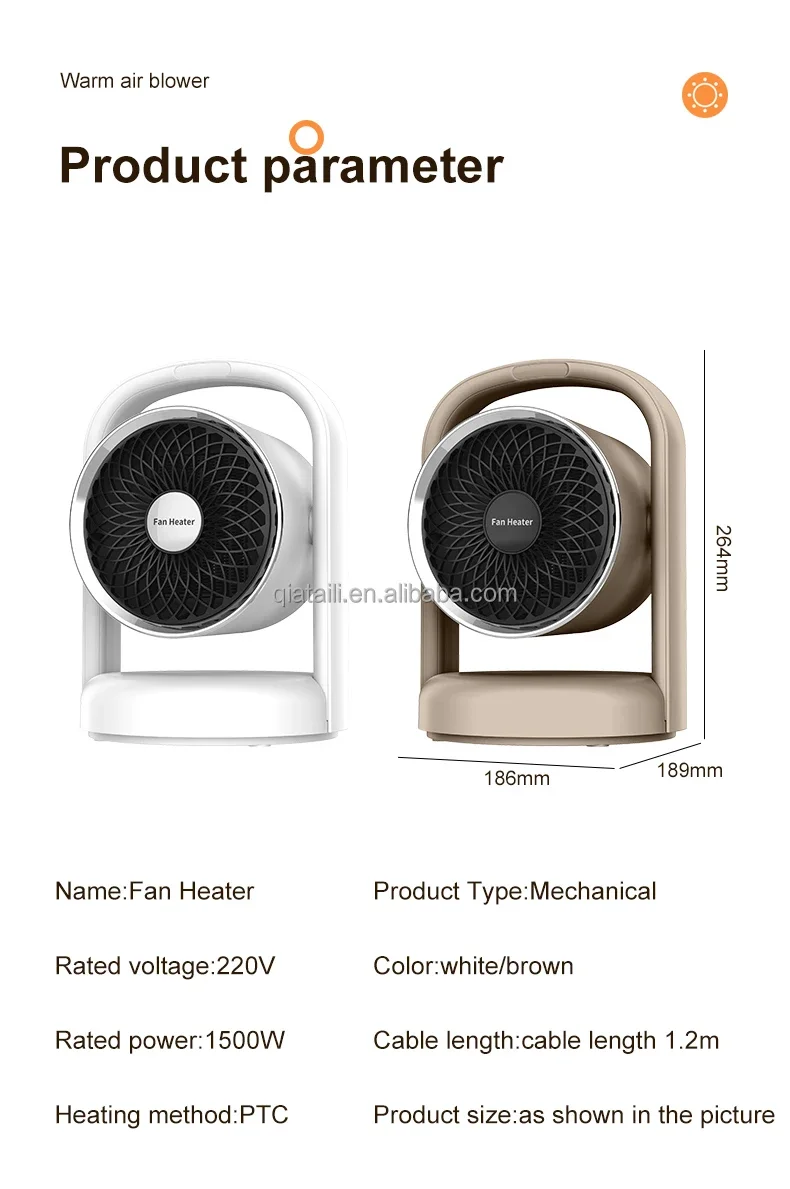 Winter Warmer, PTC, Portable, 1500W, ABS - detail 18