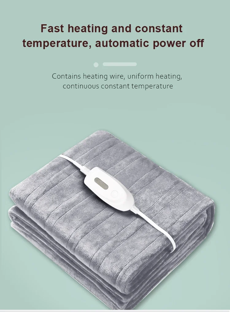Ptc Heated Throw Blanket, AC220V, Microfiber Fabric - detail 6