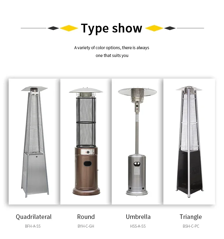 Gas Patio Heater, 13000w, Stianless Steel - detail 12