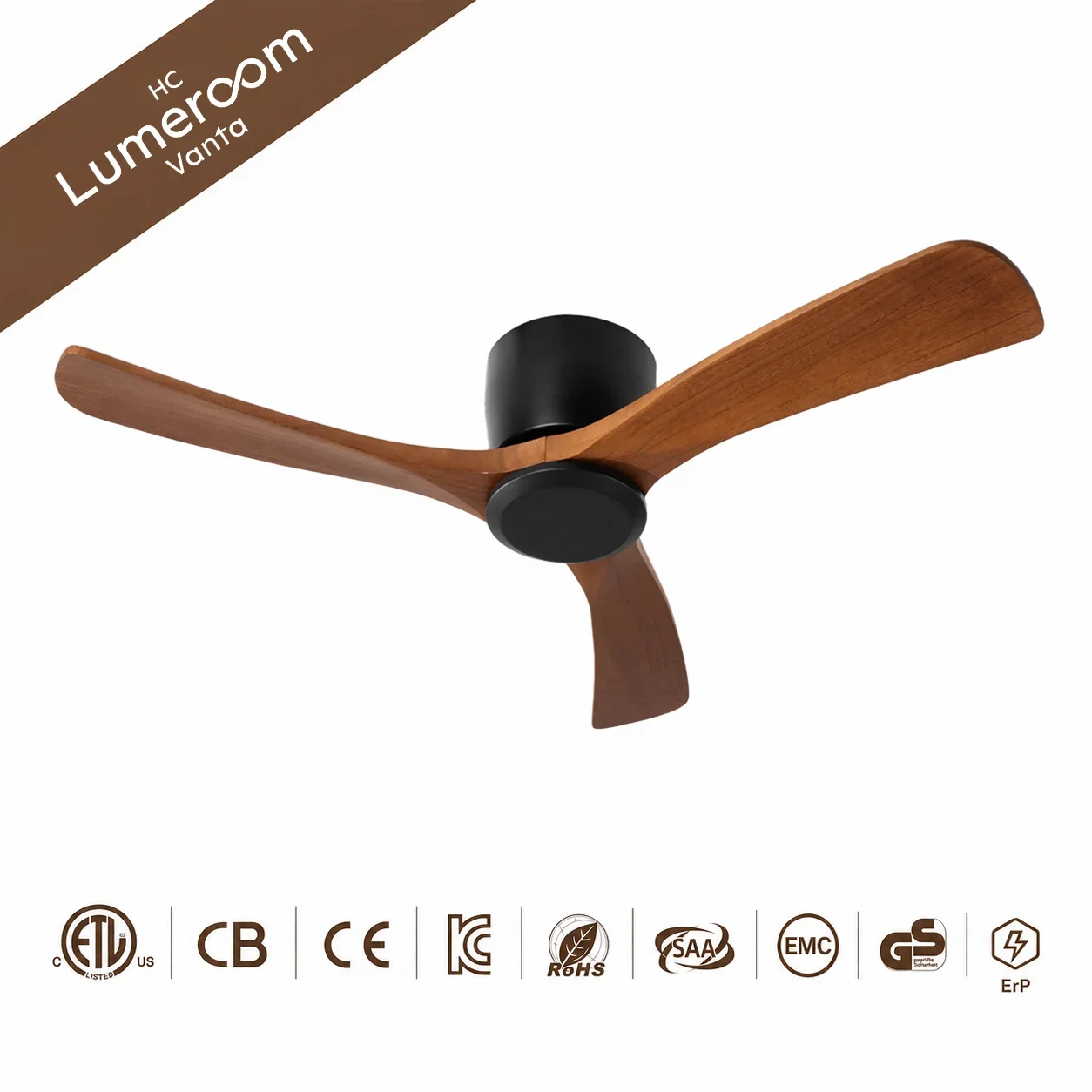 Ceiling Fan, USA, 35W(0.05hp), Wood+Metal - detail 14