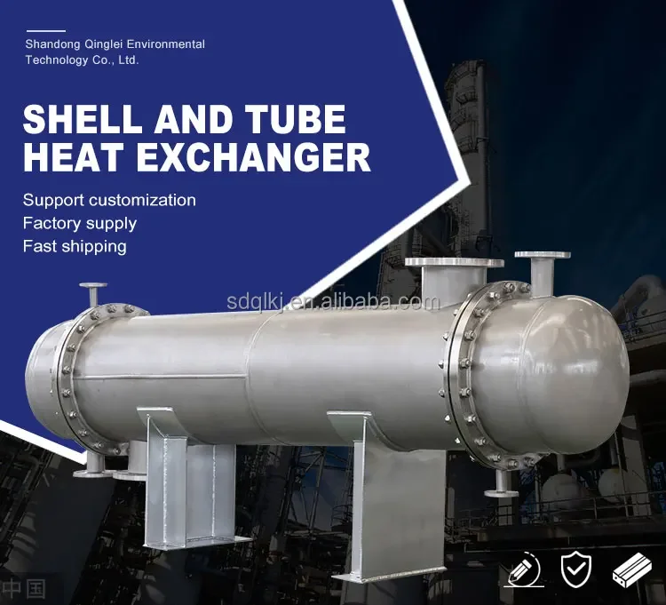 Shell and Tube Heat Exchanger, Stainless, Steel - detail 2