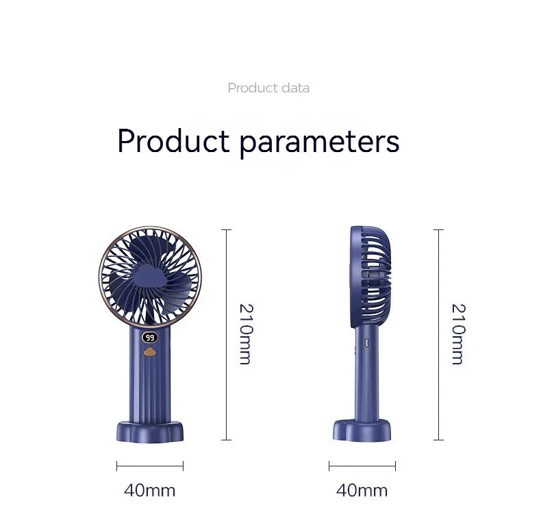 Rechargeable Fan, 2400mAh, Portable, 180, 100 - detail 28