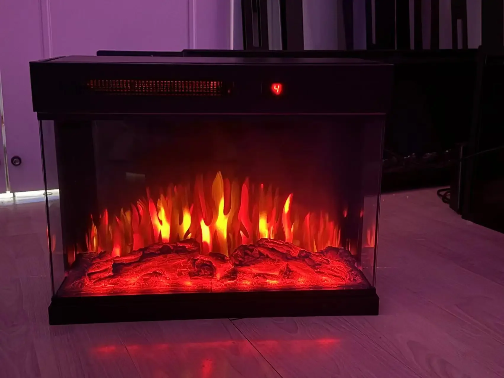 Slim Electric Insert Fireplace, 36"/42"/50"/60"/72", Wall - detail 28