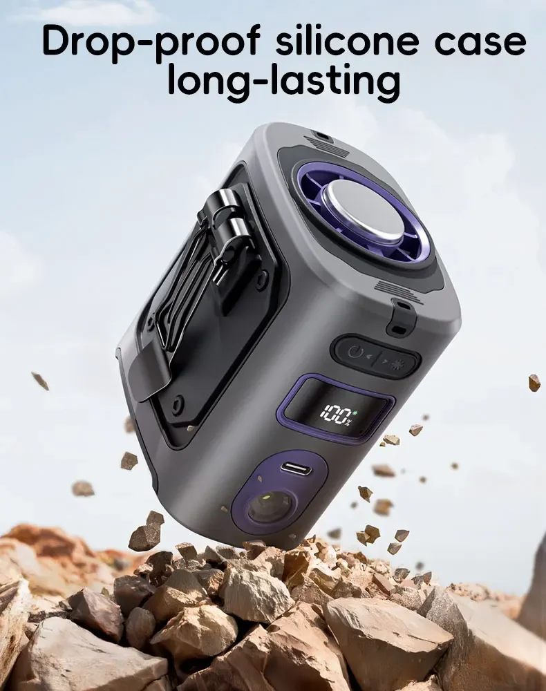 Bladeless Walk Fan, Brushless, USB, 8000mAh - detail 10