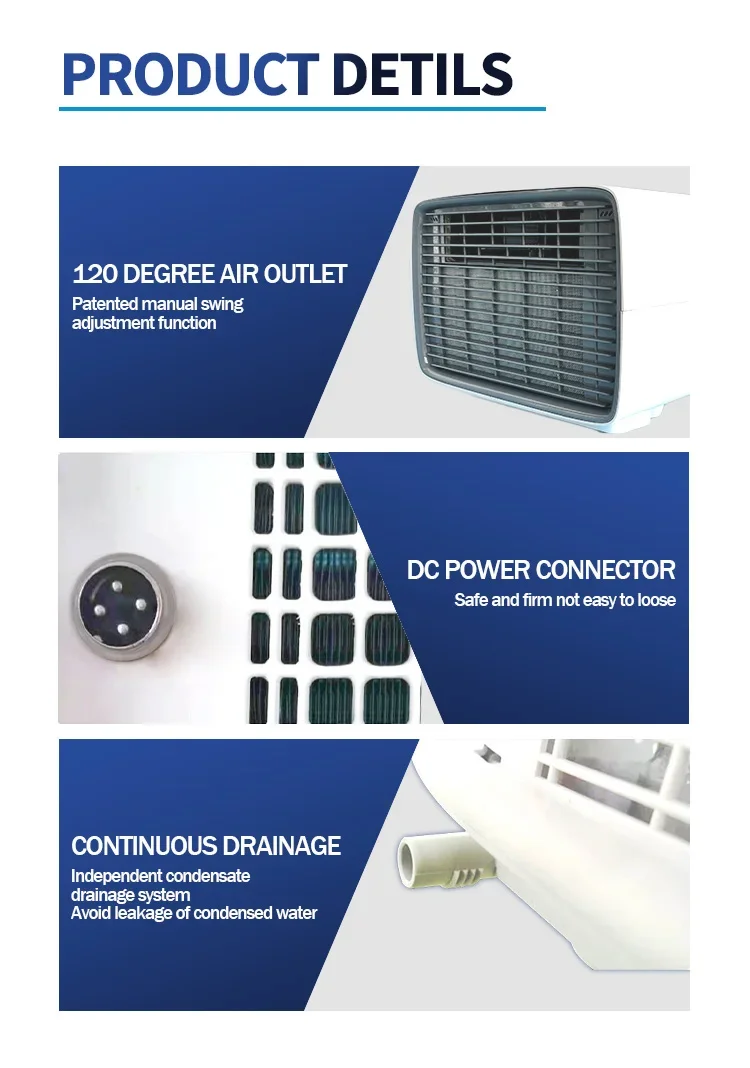 Portable Air Conditioner, 220V, R410a, 420W, 280W - detail 18