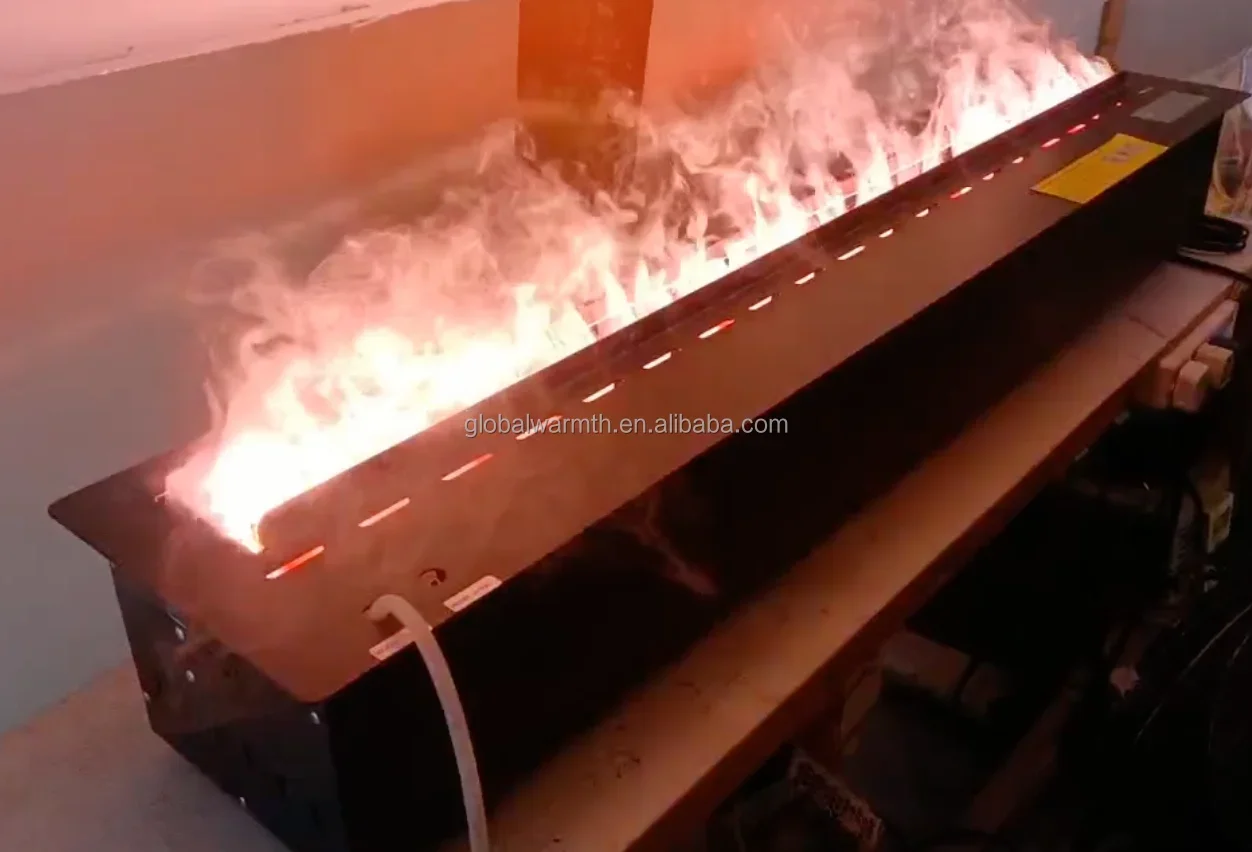 Electric Vapor Fireplace, 1m, Stainless, 304, 3D - detail 6