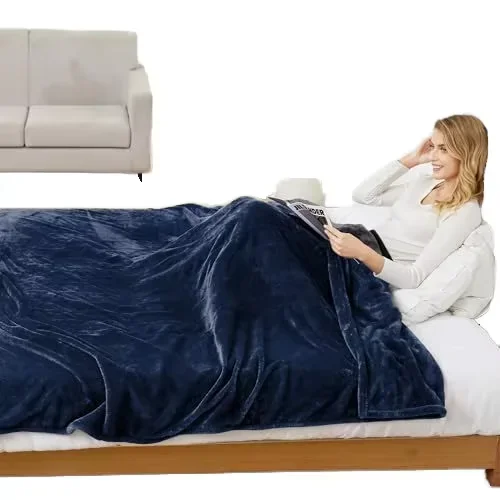 Battery Wifi Electric Blanket, 12V, Velvet - detail 10