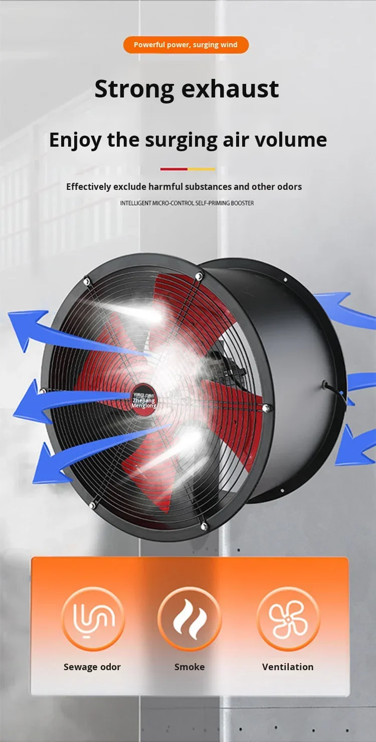 Series Industrial Axial Ventilator, 300mm, 800mm, HVAC - detail 14