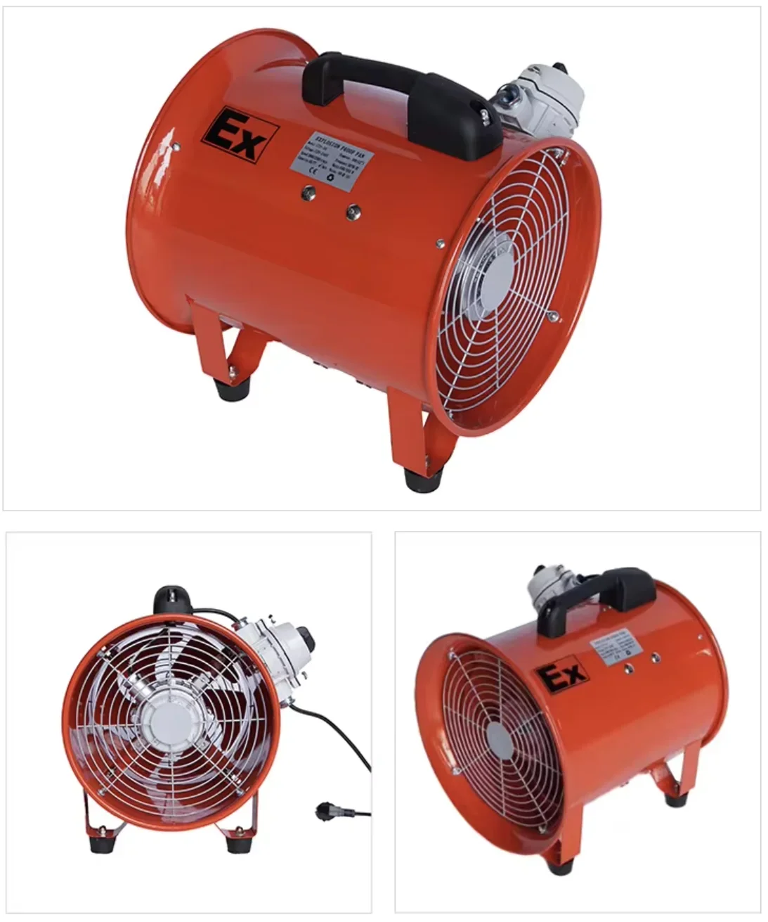 Industrial Exhaust Fan, 200mm-600mm, Portable, Explosion-proof - detail 4