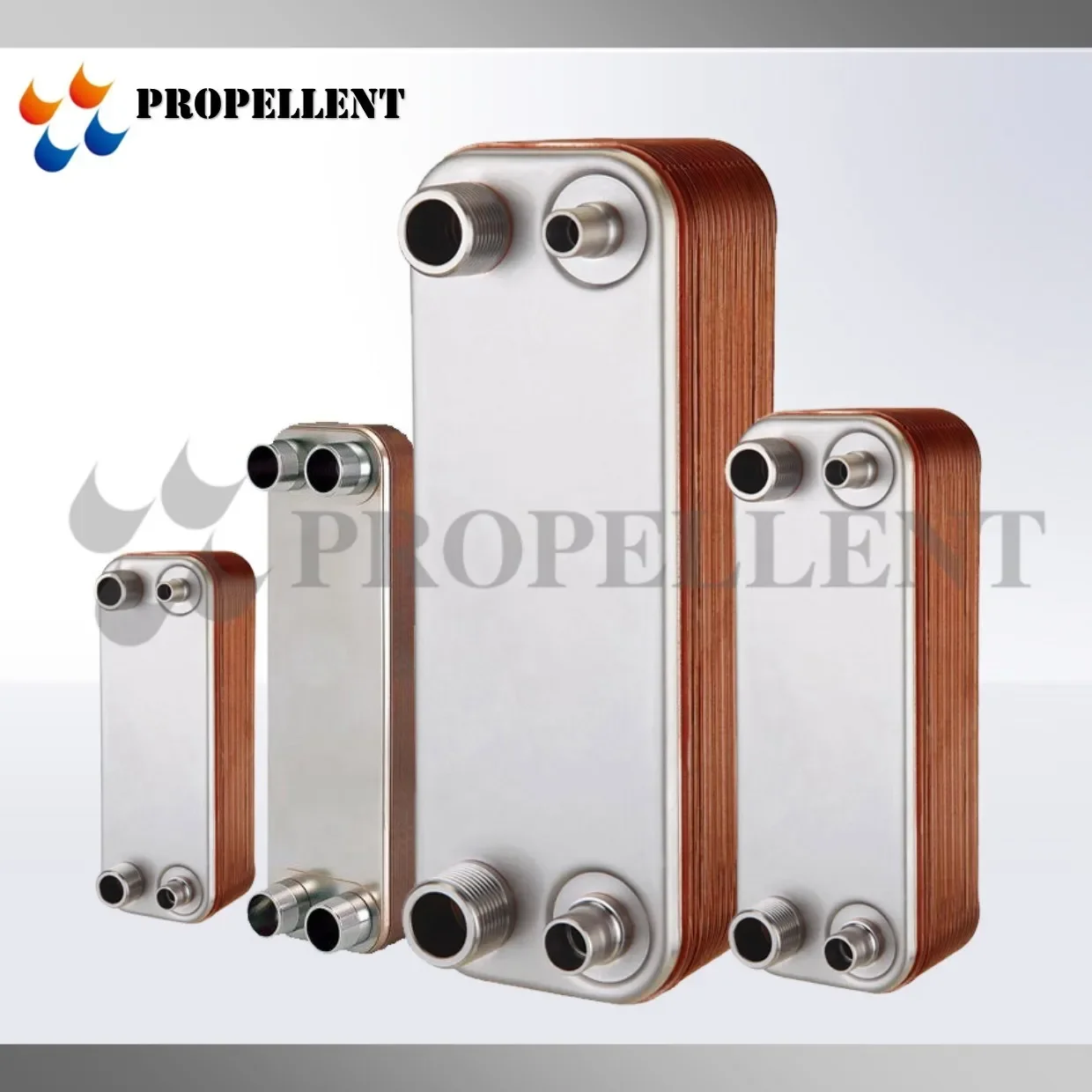 Plate Heat Exchanger, R22, R407A, R410A, Copper - detail 18