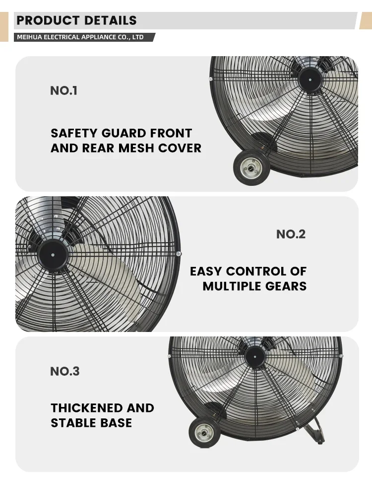 Air Circulator Fan, 24-Inch, Copper - detail 10