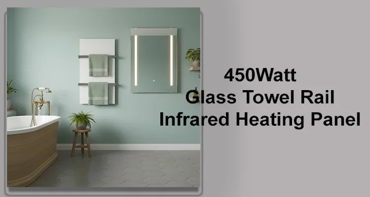 Infrared Bathroom Heater, 450Watt, Solar, Wall - detail 2