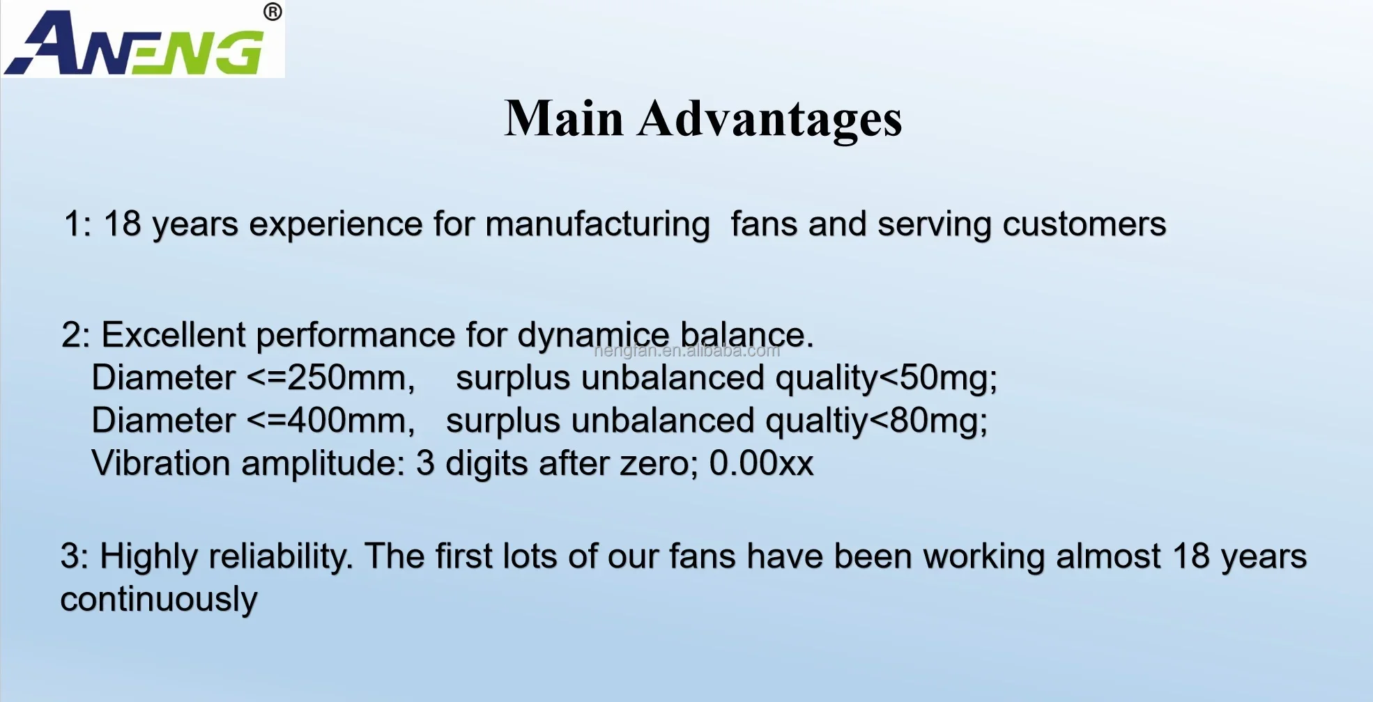 Plug Fan, 355mm, 220V/380V - detail 20