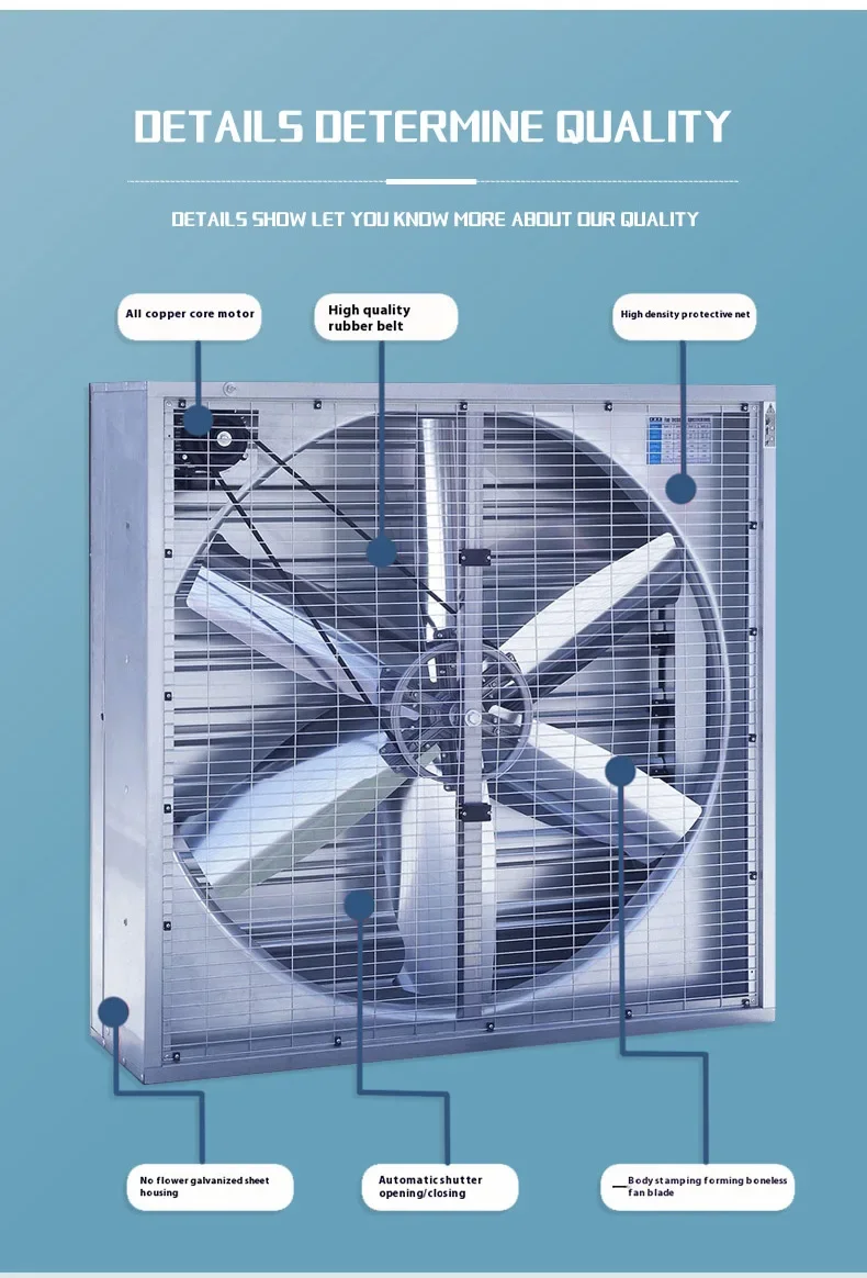 Axial Flow Fans, IP55, 220V, Electric - detail 10