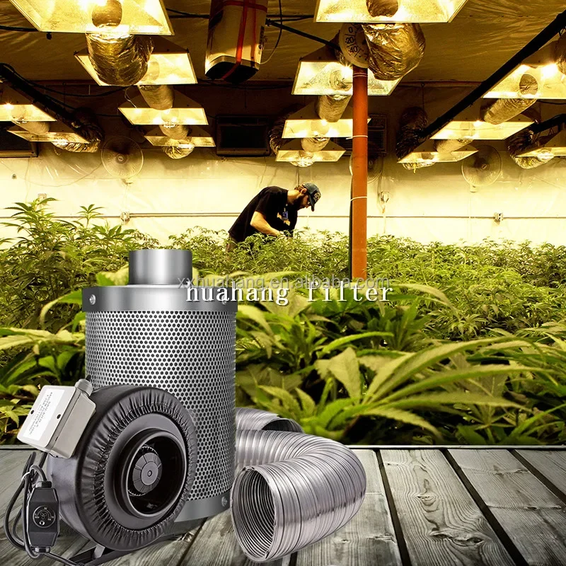Inline Fan, 4", Activated Carbon, Carbon Filter - detail 16