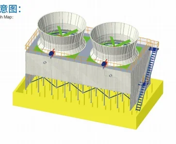 Cooling Tower, 100Ton, 380V, 2.2KW(2.95hp) - detail 14