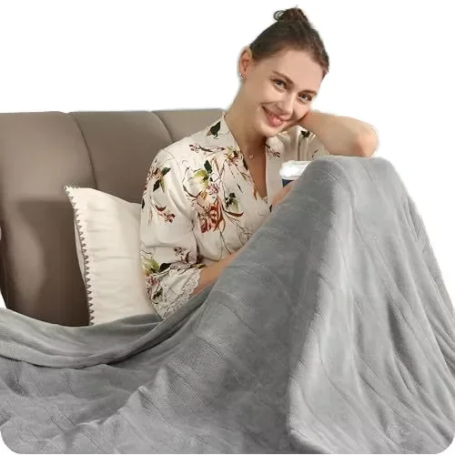 Battery Wifi Electric Blanket, 12V, Velvet - detail 14