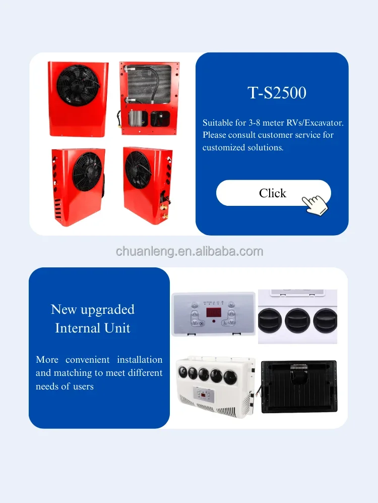 Split Truck Air Conditioner, 12V/24V, DC12V, 1800W - detail 34