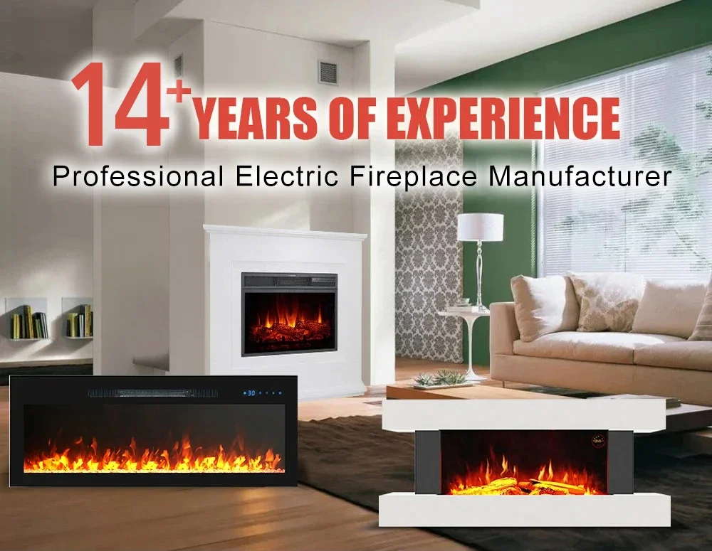 Electric Fireplace, 70-Inch, 3-Sided - detail 2