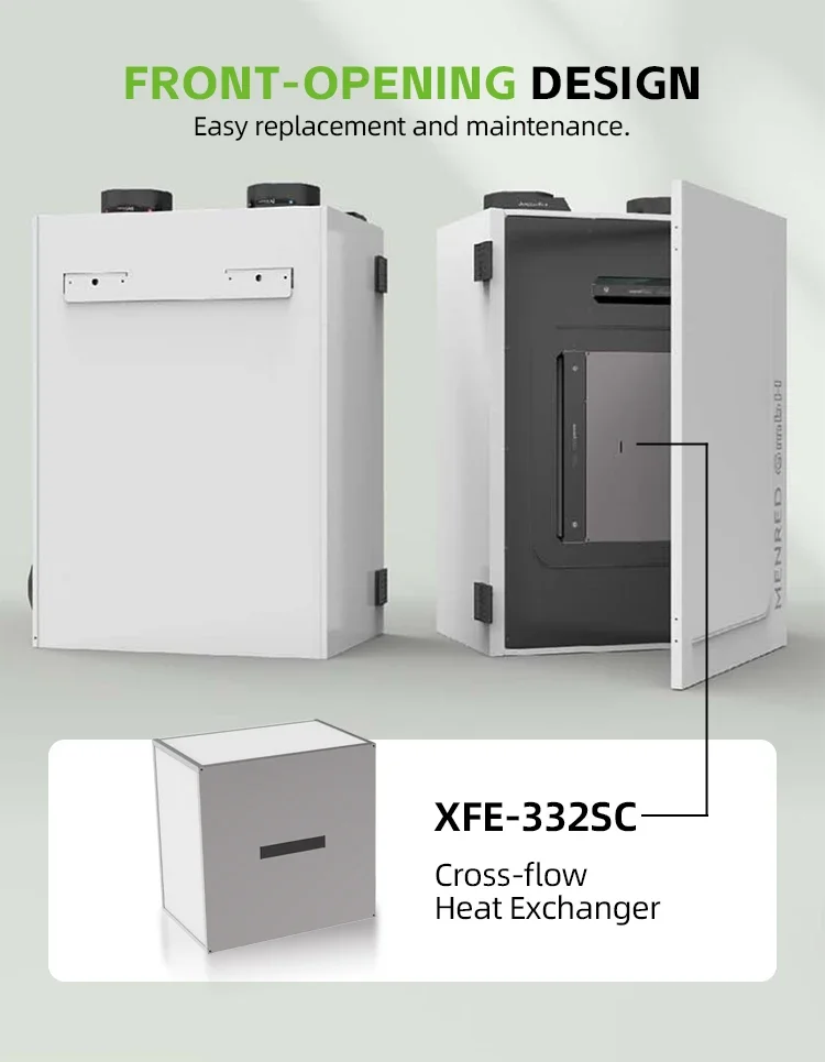 Fan, HEPA, Wall, ERV, 350m3/h - detail 8