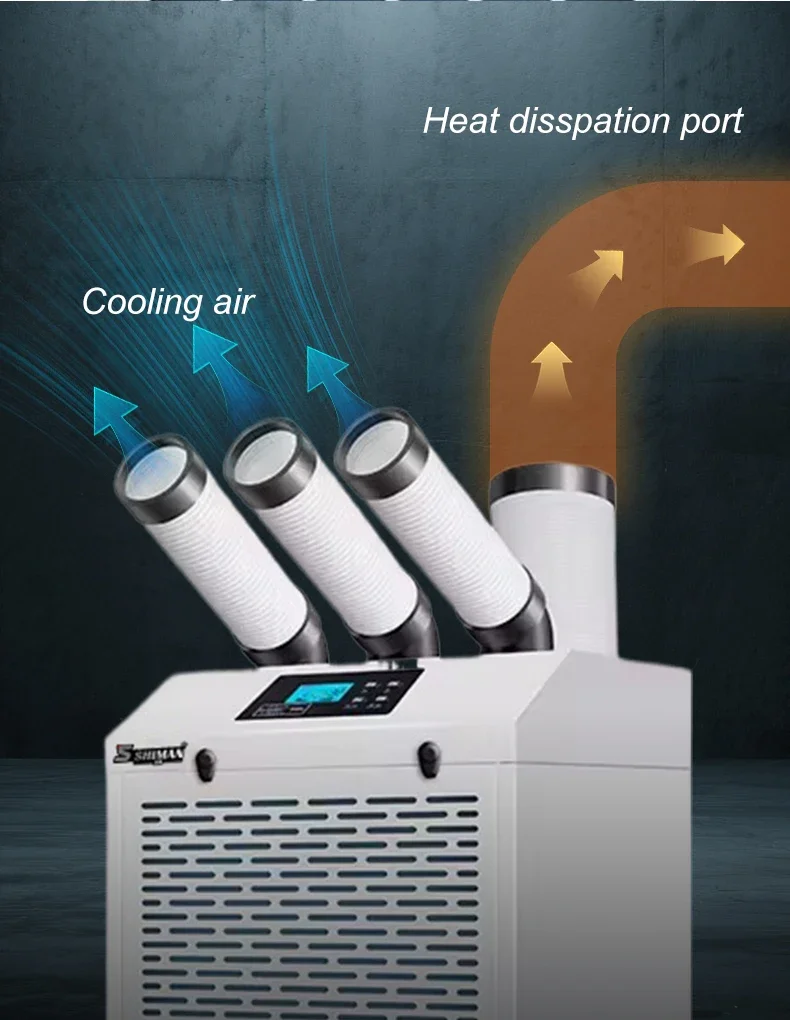Portable Air Conditioner, 2000W, 220V, 800m³/h - detail 12