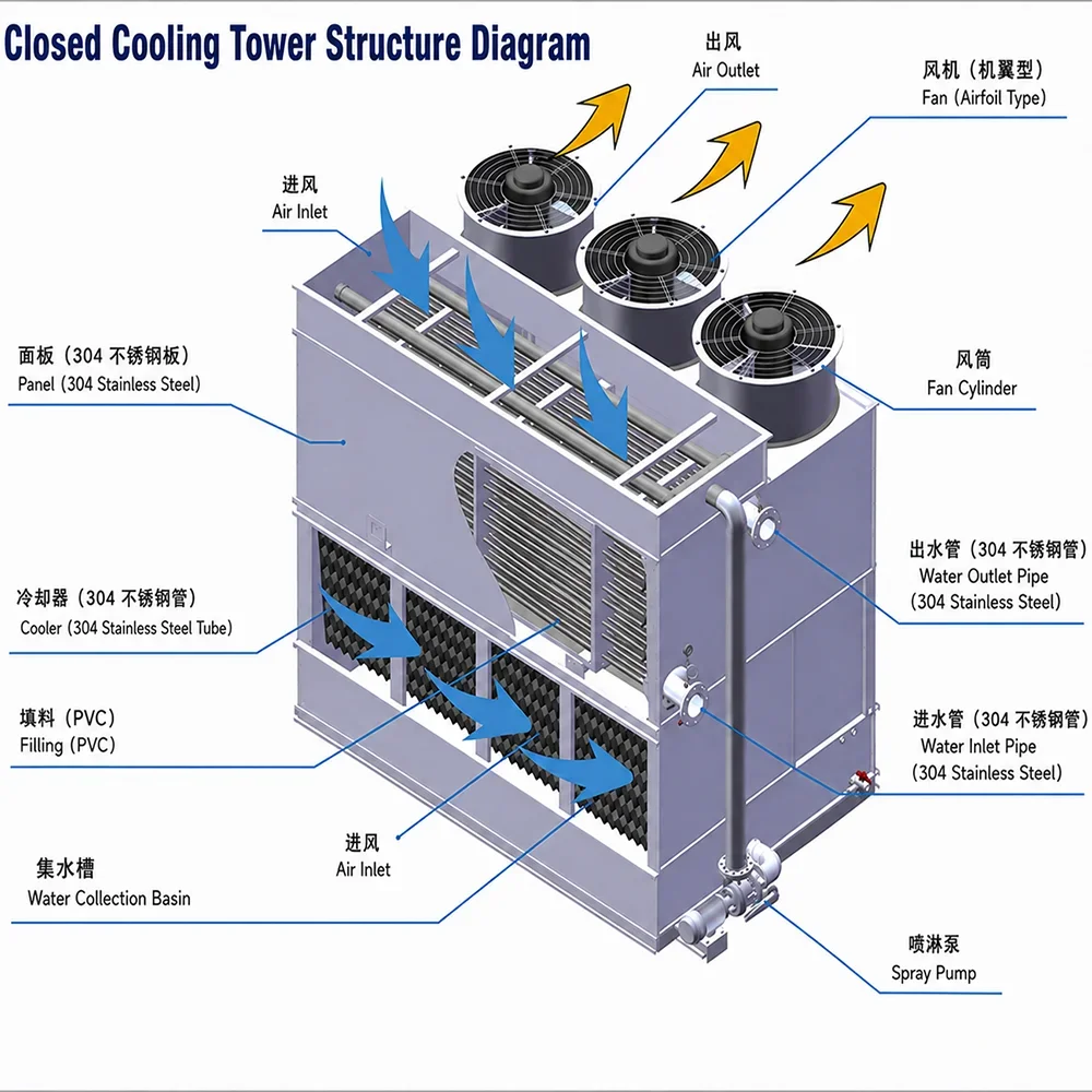Cooling Tower, 220v - detail 12