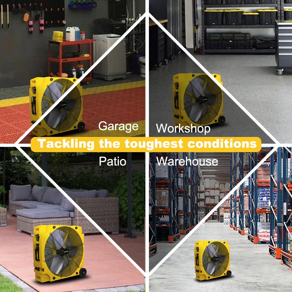 Industrial Plastic Large Blower, 24", SAA, 470W - detail 4