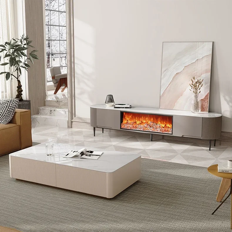 Electric Fireplace, Wood - detail 12