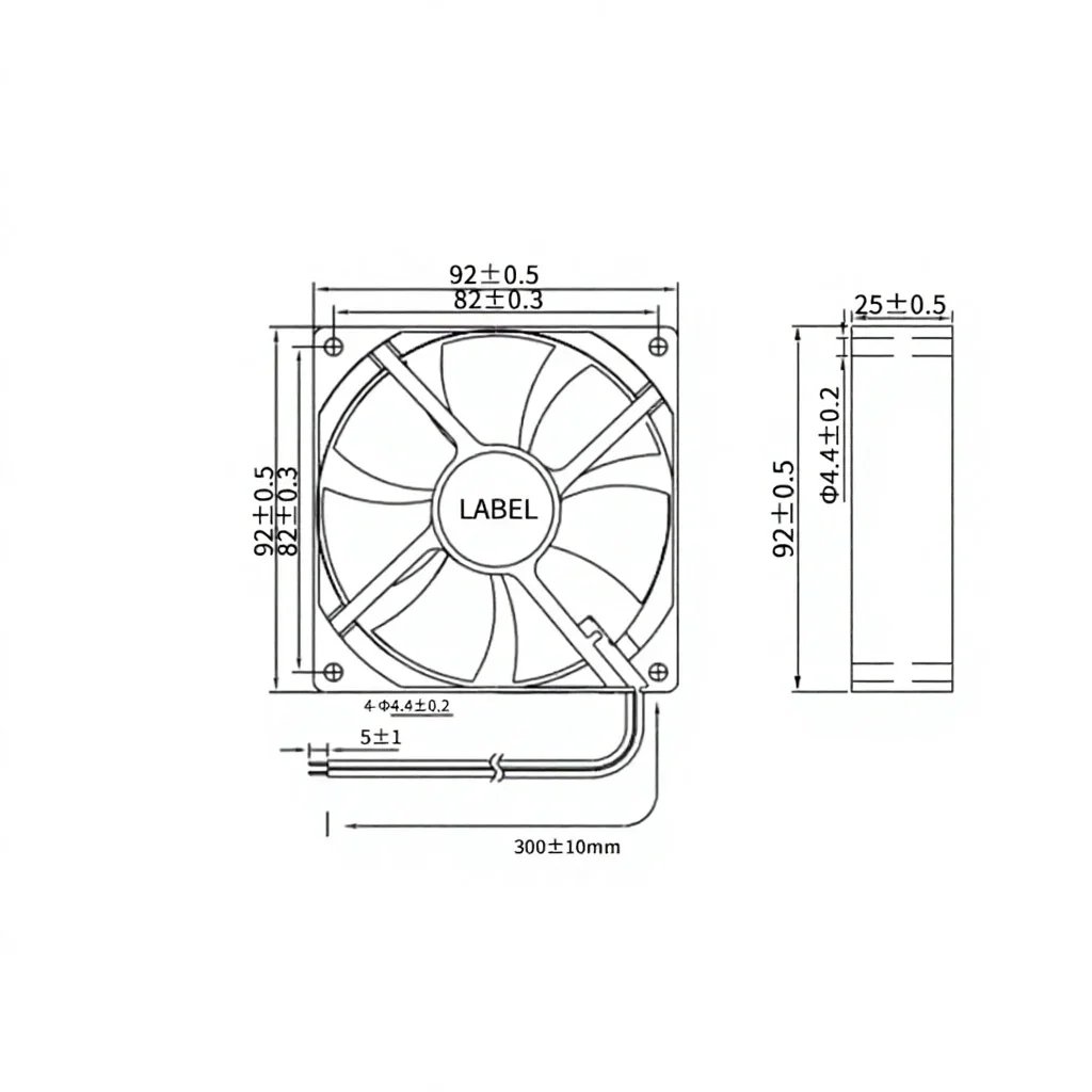 Dcec Silent Axial Fan, Waterproof, Explosion-Proof - detail 6