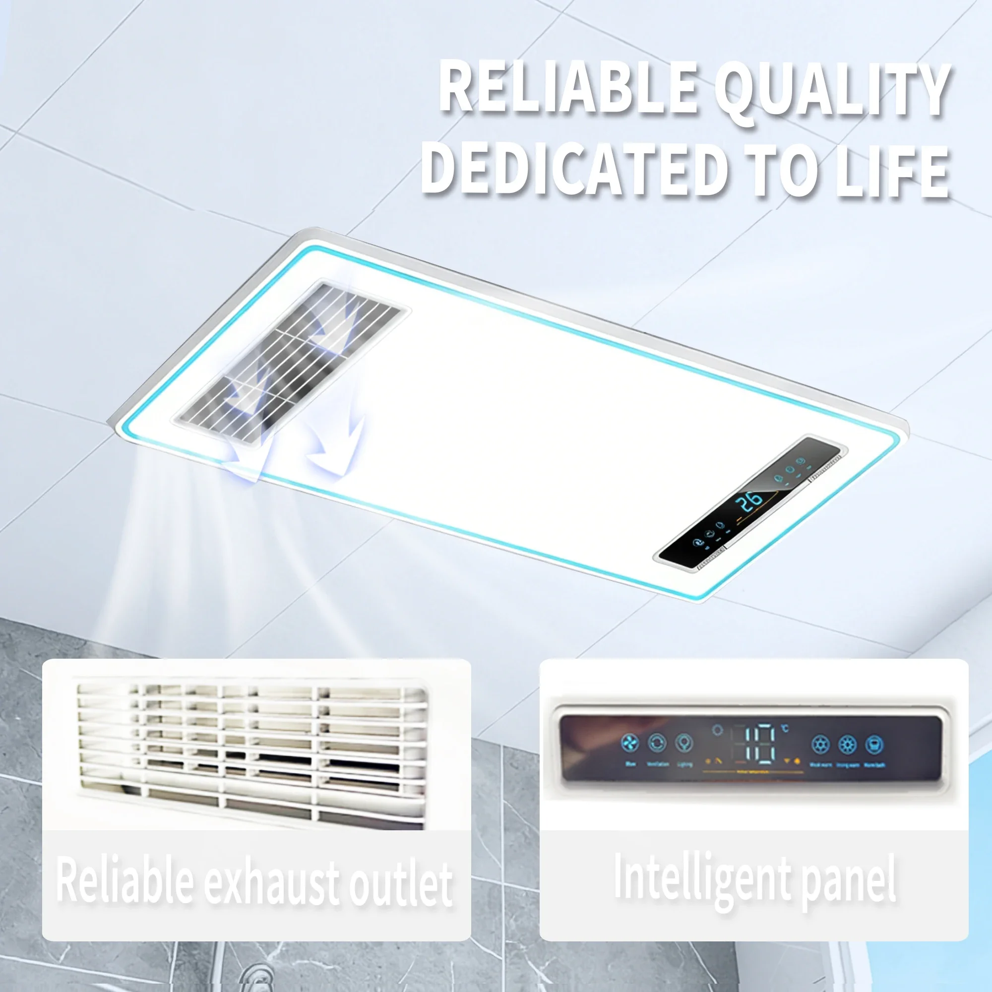 Ventilation Exhaust Fan, SAA, LED, Ceiling - detail 10