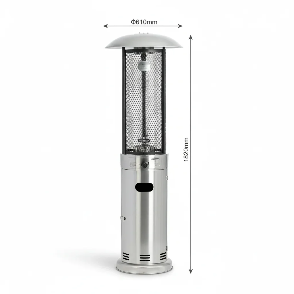 Patio Heater, Stainless, Steel - detail 14